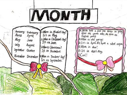 我们学生们的英语手抄报棒棒哒