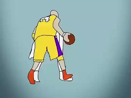 发一个老大的动漫投篮图你知道这是哪场比赛吗思念科比