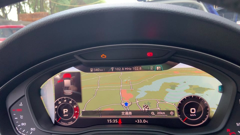 2024奥迪a3仪表盘能显示地图吗 - 抖音