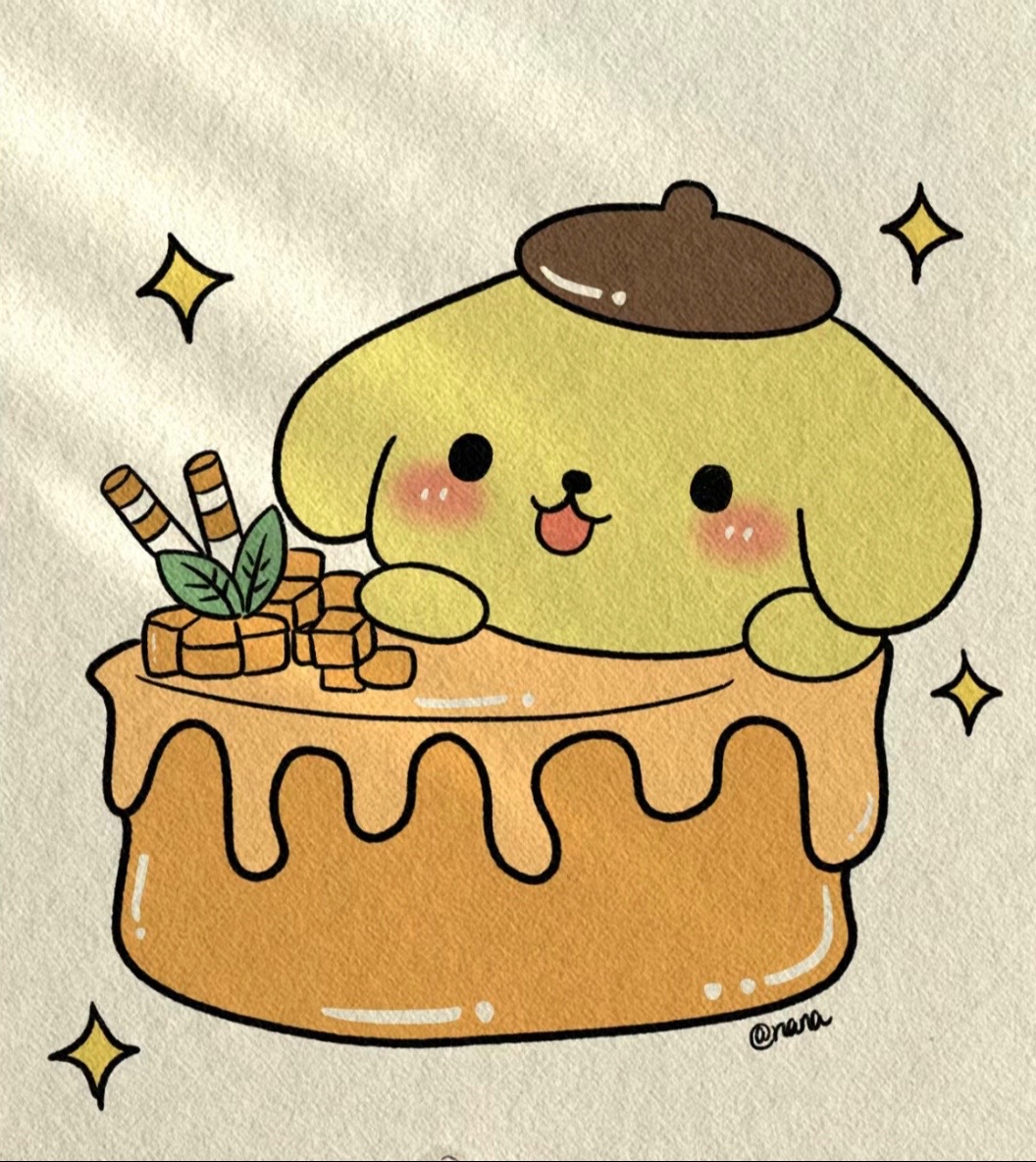 布丁98狗蛋糕07 #绘画教程 #简笔画 #一起学画画