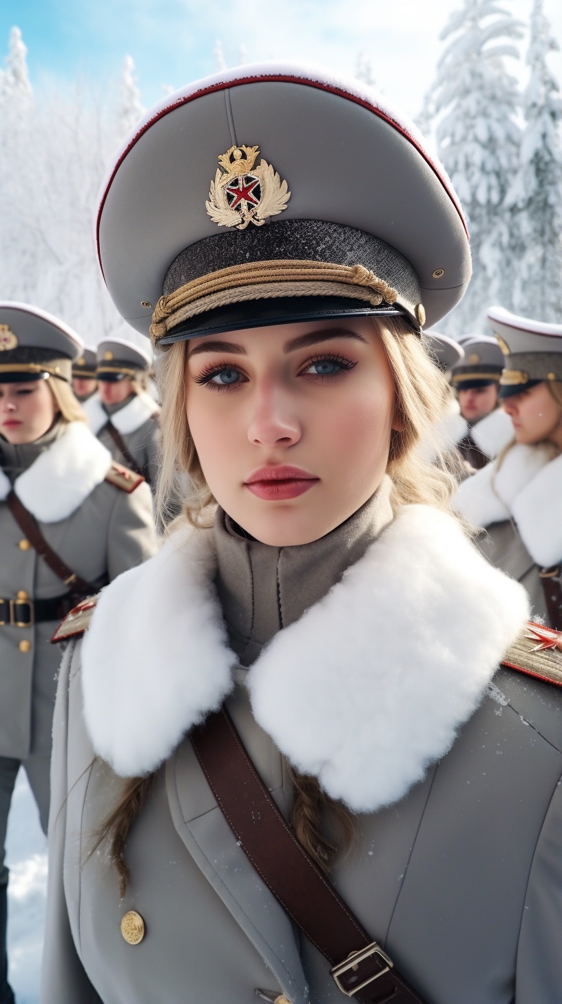 安娜斯:刚毕业的俄罗斯女兵,即将奔赴前线作战,愿她们能平安归来