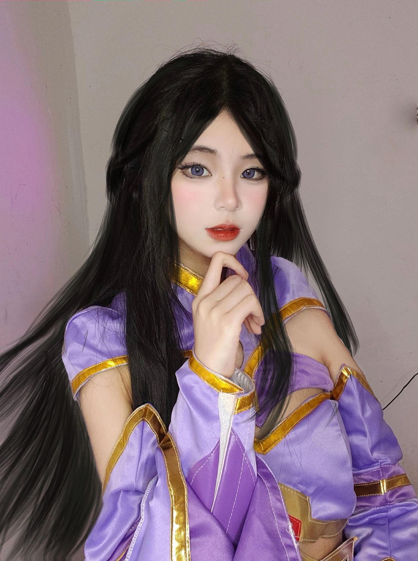 会永远错过现在(第一次出御姐角色 勿喷)#露娜紫霞仙子 #王者cos