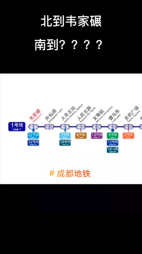 成都地铁18号线怎么知道快线慢线 - 抖音