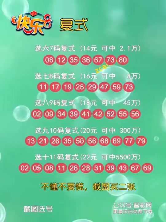 组六复式都有哪些号码? - 抖音