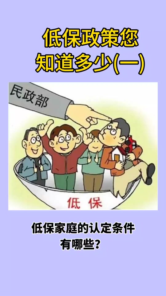 2024年的低保政策给哪些人发放的 - 抖音