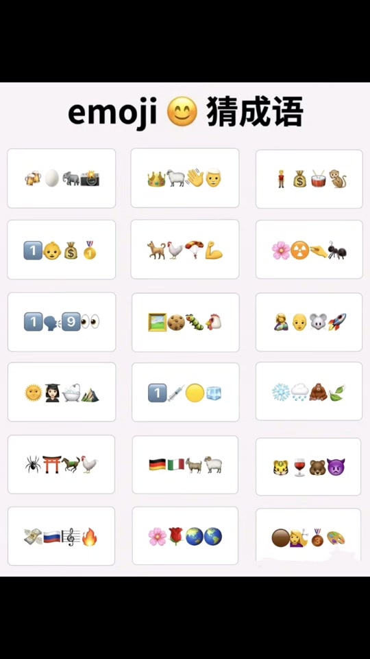 58个emoji表情含义图解 - 抖音