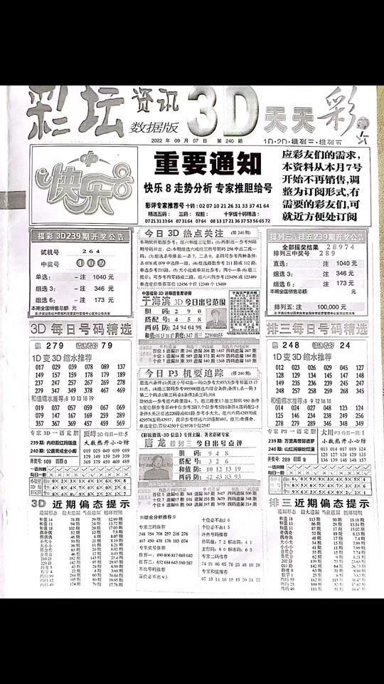 福彩3d报纸在哪订 - 抖音