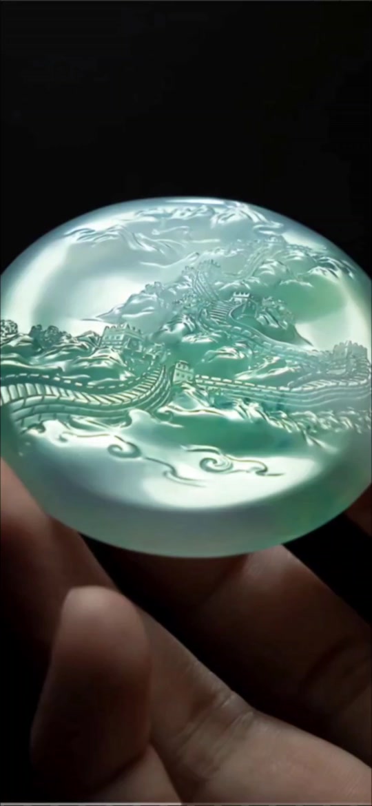 清树翡翠:方寸间雕刻万里河山#锐光作品