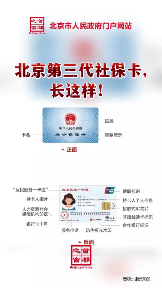 第三代社保卡北京哪三个区试点 - 抖音