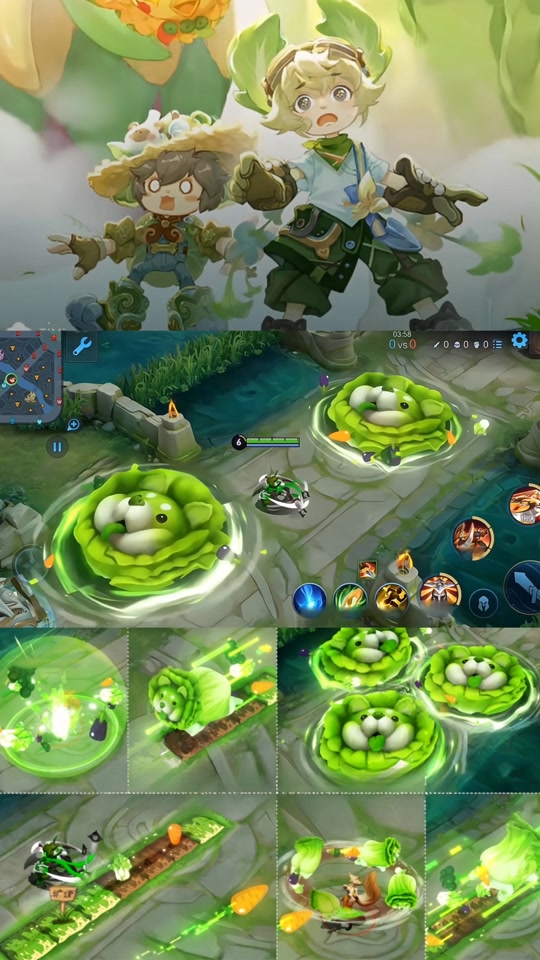 李元芳新皮肤白菜狗 #蔬菜精灵 #白菜狗联动皮肤 半成品特效大家怎么