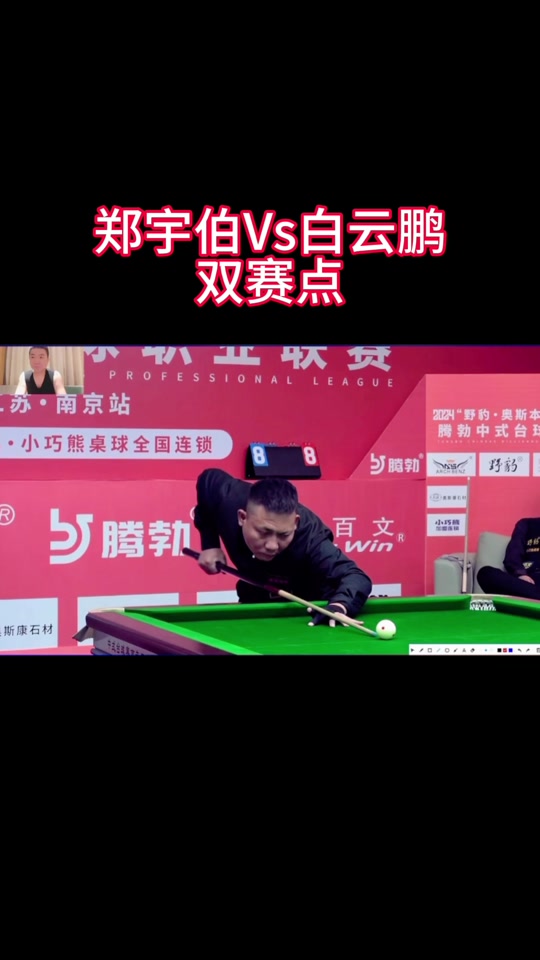 腾勃中式台球职业联赛  恭喜二宝进入64强!