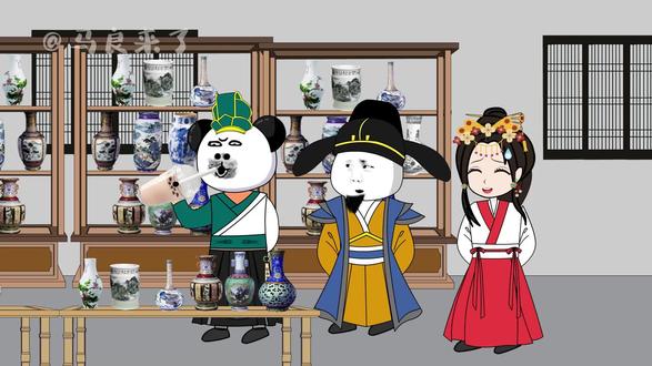 朝堂缺钱，憨子帮忙解决 #原创动画 #轻漫计划 #一定要看到最后 #搞笑视频
