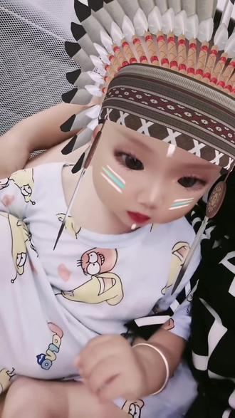 最配合拍抖音的小朋友被你萌化了可爱的小光头00小奶娃麻麻爱你