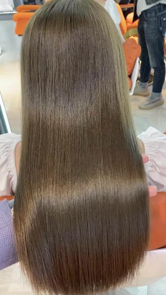 榛果米棕色,一步到位,不发绿的高级冷色#高级感发色 #质感染发 #生活