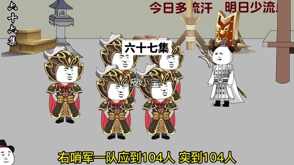 李世民阅兵，皮小宝打造最强神机营#沙雕动画 #原创动画 #二次元 #动漫 #好剧推荐