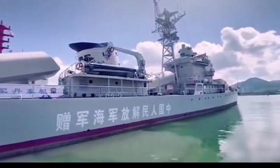 服役36年丹东舰荣归故里回到丹东丹东舰可以天天见了